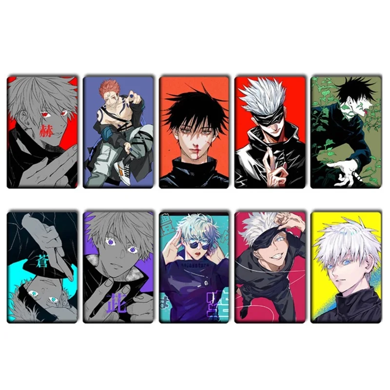 10 шт./компл. аниме фигурки ююютсу кайсена наклейки для косплея подходят