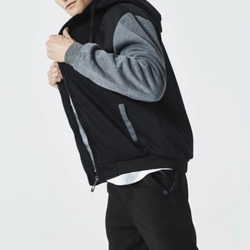 NEW Men Hoodies  Autumn Fashion Tracksuit Sweatshirt Men's Winter Collar Cap Long Sleeves zipper Hoody Sports Sweatshirts M-5XL