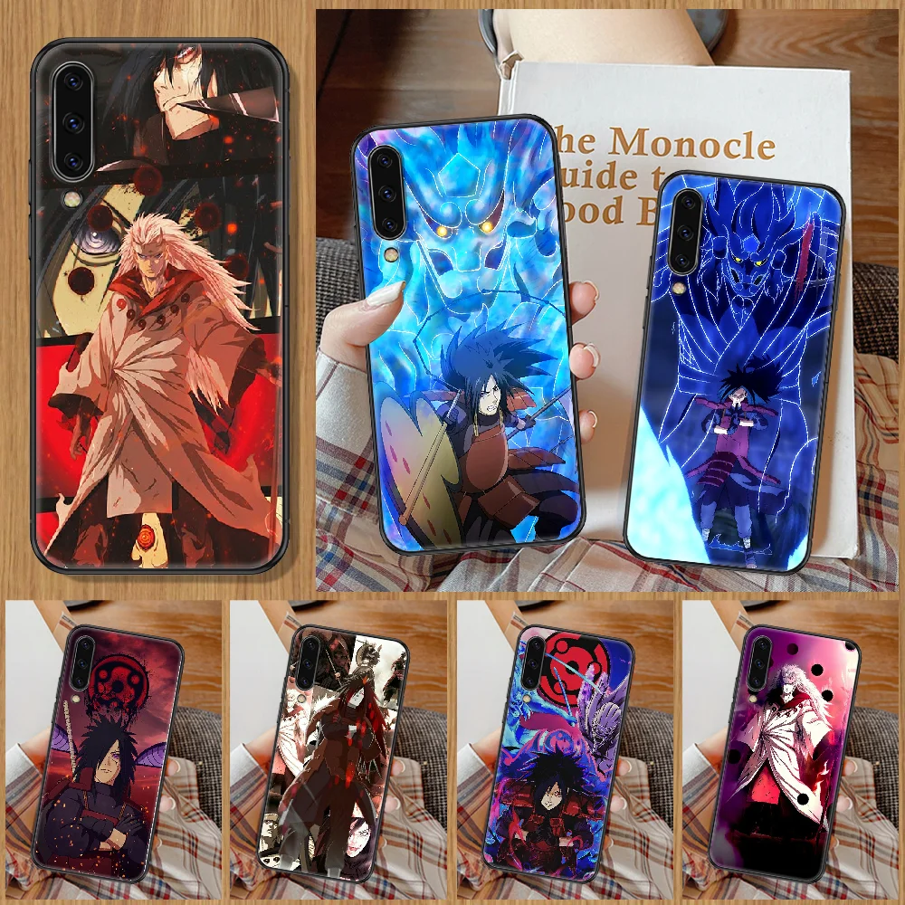 Аниме Чехол Madara Uchihas для телефона Samsung Galaxy A 10 12 20E 21S 30 32 40 50 51 52 70 71 72 5 6 7 2016 2018 черный