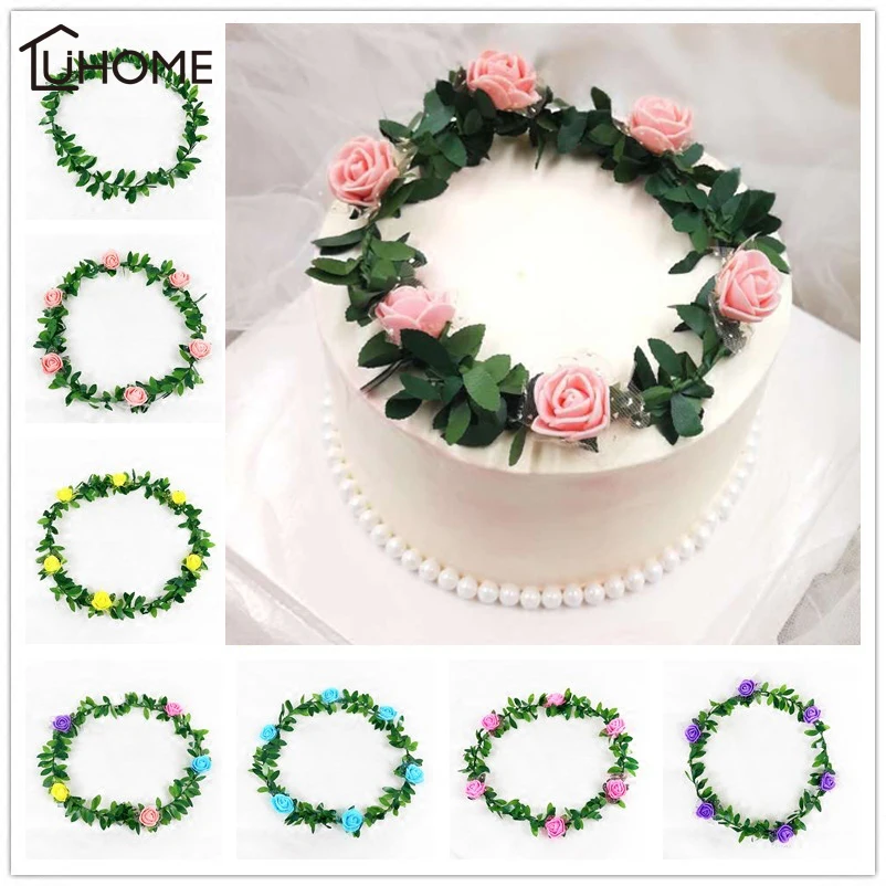 Гирлянда на день рождения украшение для торта вечеринку венок кекс флаг детской