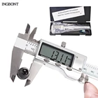 INGBONT 0-150 мм штангенциркуль НержавеющаястальПластик ЖК-дисплей цифровой штангенциркуль с нониусом, 6 дюймов инструмент глубина измерительные инструменты