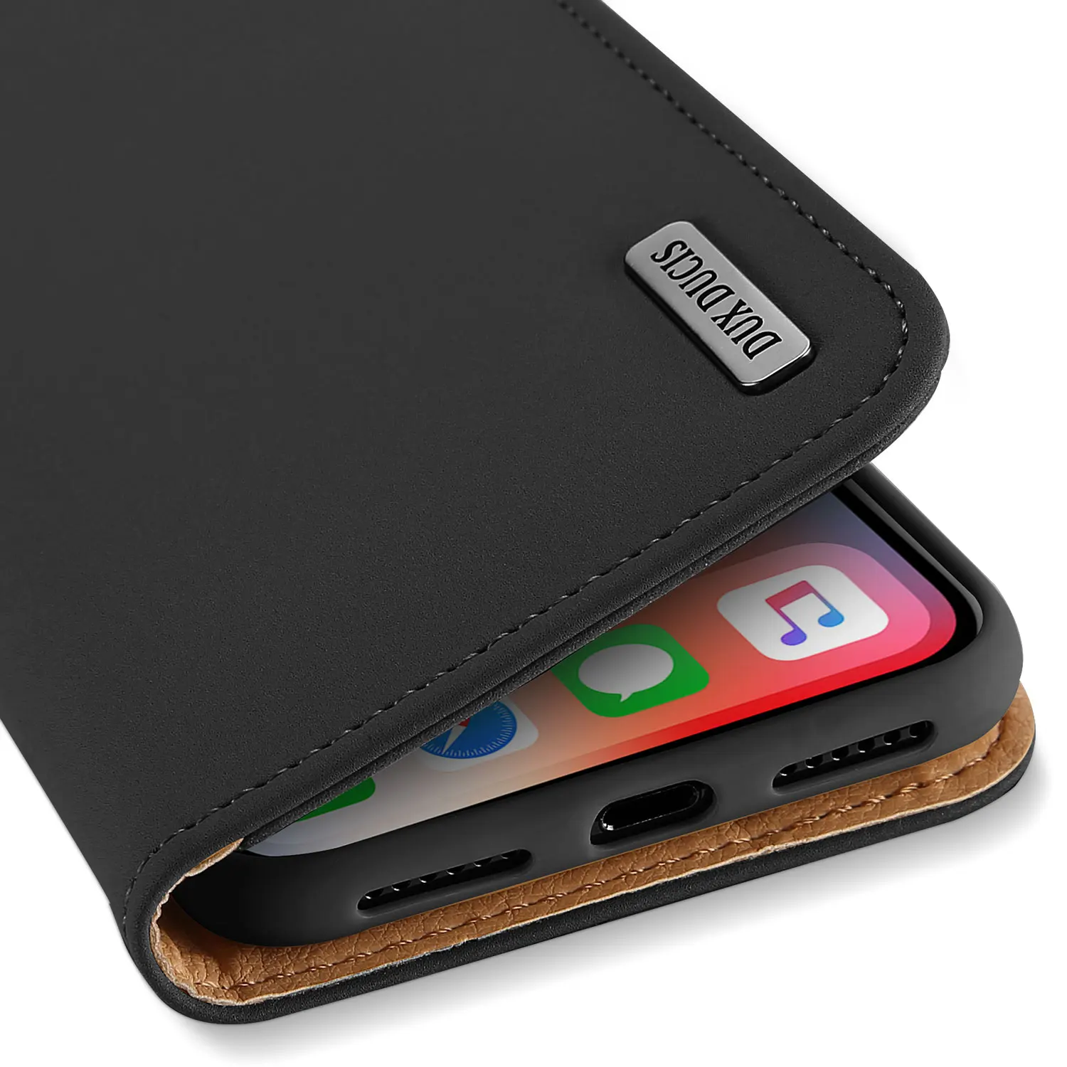 Модный чехол из натуральной кожи для Iphone 12 11 Pro X XS Max XR оригинальный DUX DUCIS