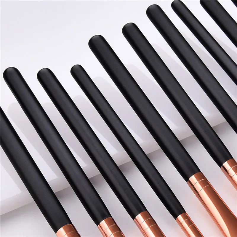 

12pcs/lot Professional Eyes Makeup Brushes Set 15CM Wood Handle Eyeshadow Eyebrow Eyeliner Blending Powder Smudge Brush