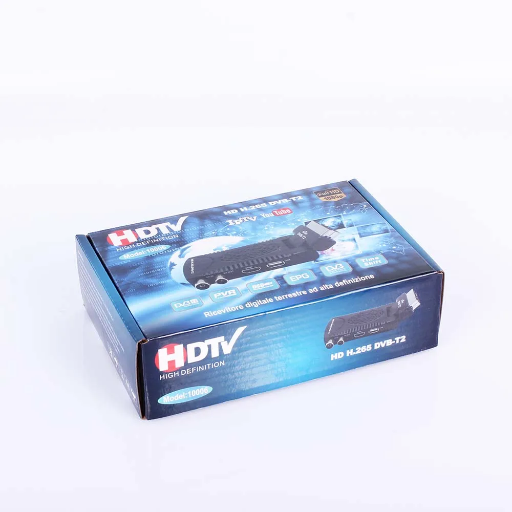 5 шт./компл. HD цифровой H.265 DVB T2 спутниковый ТВ-приемник для