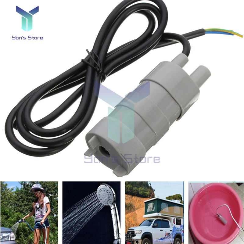 

JT-500 12V DC High Pressure Submersible Pump Water Pump 600L/H 5M for Water Aquarium Bath Water Pump Garden Newest Washing Pumps