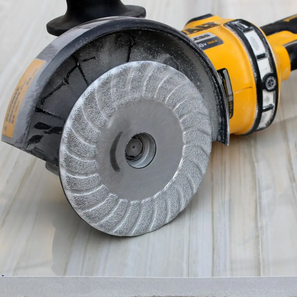 Raizi 4 дюйма вакумная Пайка для алмазного шлифования колеса с адаптером селфи-стик