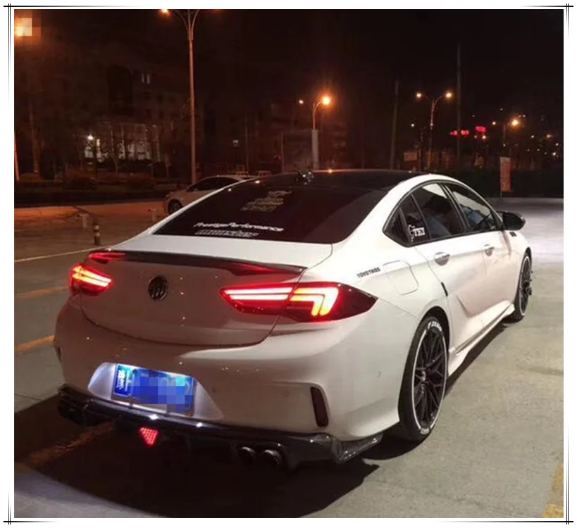 

Подходит для Buick 17-19 / New Regal Gs Модифицированная задняя губа из углеродного волокна