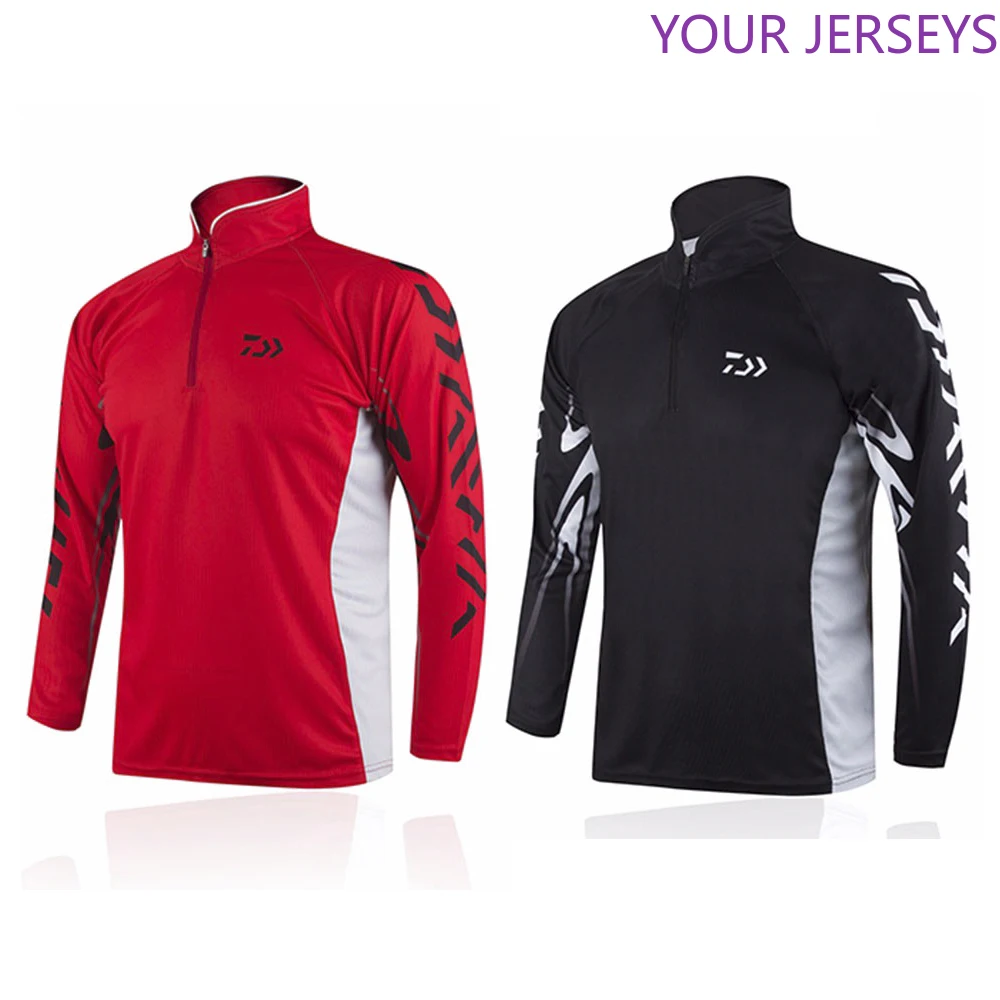 

Men Long Sleeves Fishing Clothing Vests Moisture Wicking Quick-Drying Anti-UV Sun Fishing Shirt Sports Cloth DAIWA Pesca