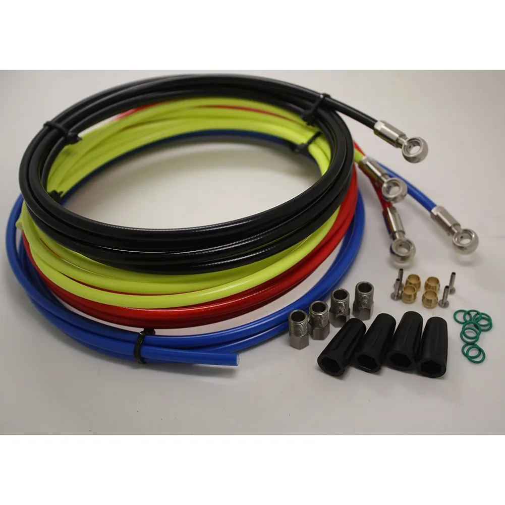 

Bicycle Hose 2m Five-wire Body Needle Olive Head Set MTB Road Bike Shifter Brake Cable Line Pipe Transmission Tube Cables Wire