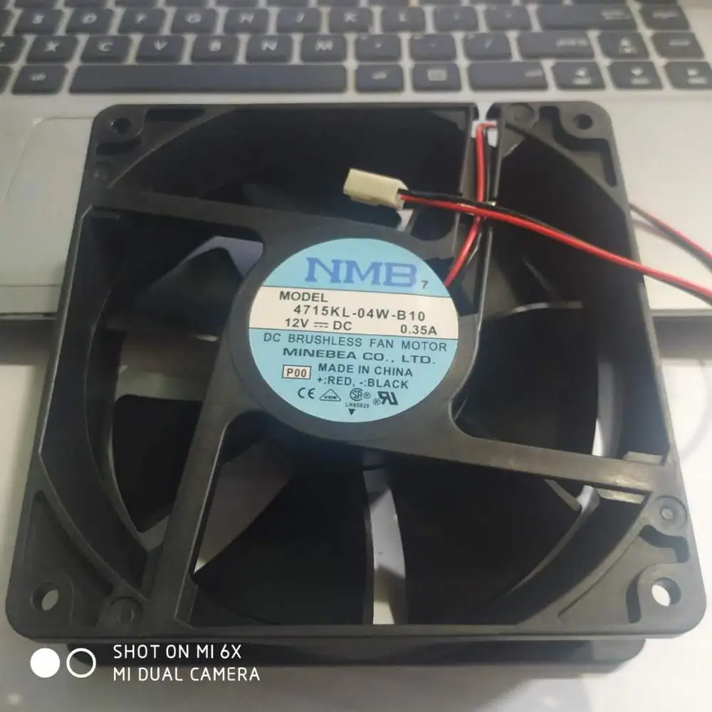 Оригинальный NMB 4715KL 04W B10 12 см 12038 В 0.35A 120*120*38 мм двухпроводный двойной шаровой