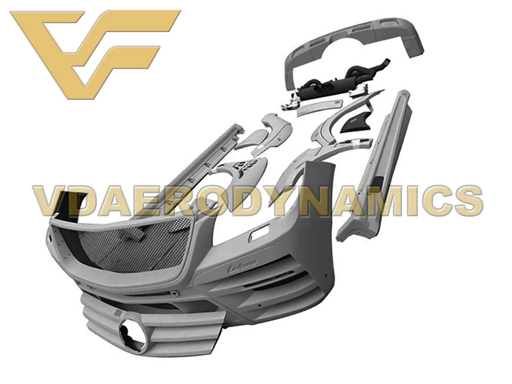 Подходит для 12-14 Benz W166 ML300 ML350 ML400 ML500 комплект с полным корпусом передних и задних