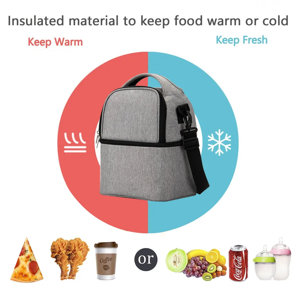 for mother double layer thermal insulation bag outdoor milk storage maternity feeding bottle cooler baby food backpack working free global shipping