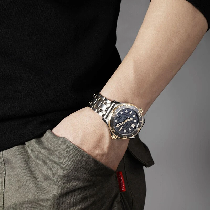 

Luxury Men's Tourbillon Automatic Watch Sapphire Stainless Steel Top Brand Men Mechanical Watches Male Clock Man Wristwatches