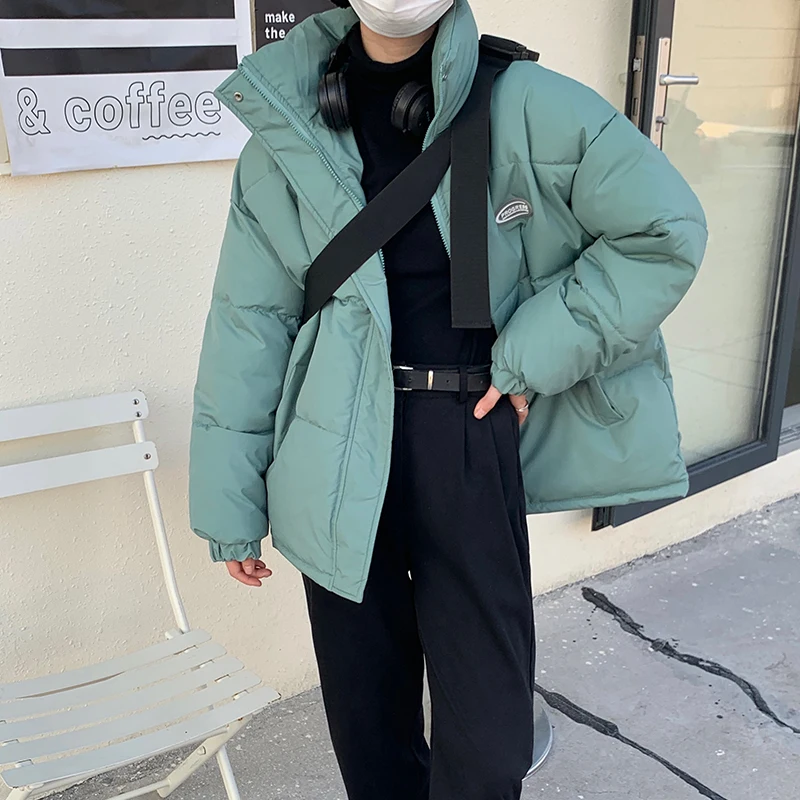Women Jacket Winter Thick Parkas Cotton Padded Coats Female Korean Loose Pocket Puffer Parkas Ladies Oversize Female Outwear