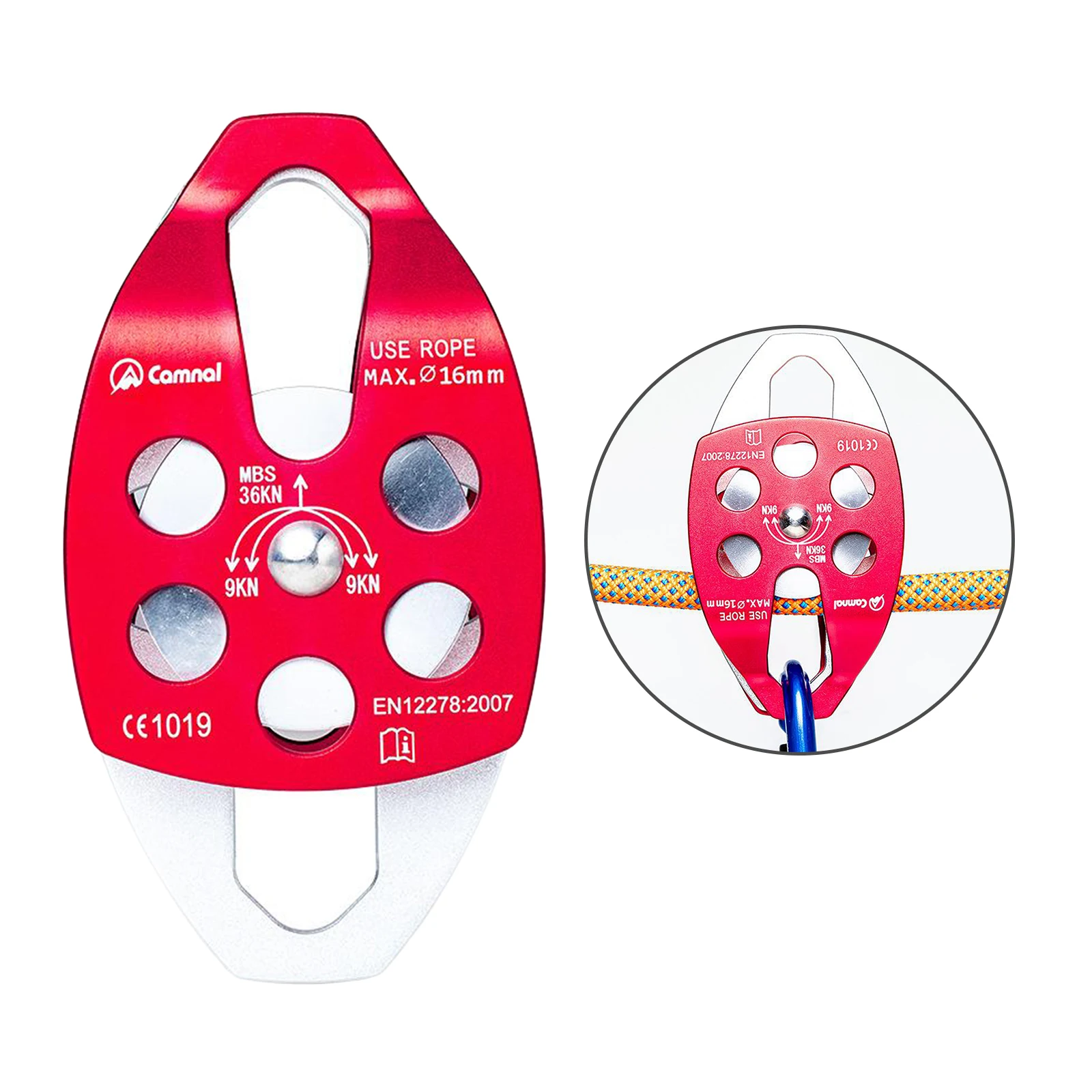 36KN шариковый подшипник с двойным шкивом CE для системы улавливания прогресса