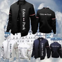 fashion paris brand printed autumn and winter solid color suit jacket outdoor baseball uniform mens slim sports zipper jacket