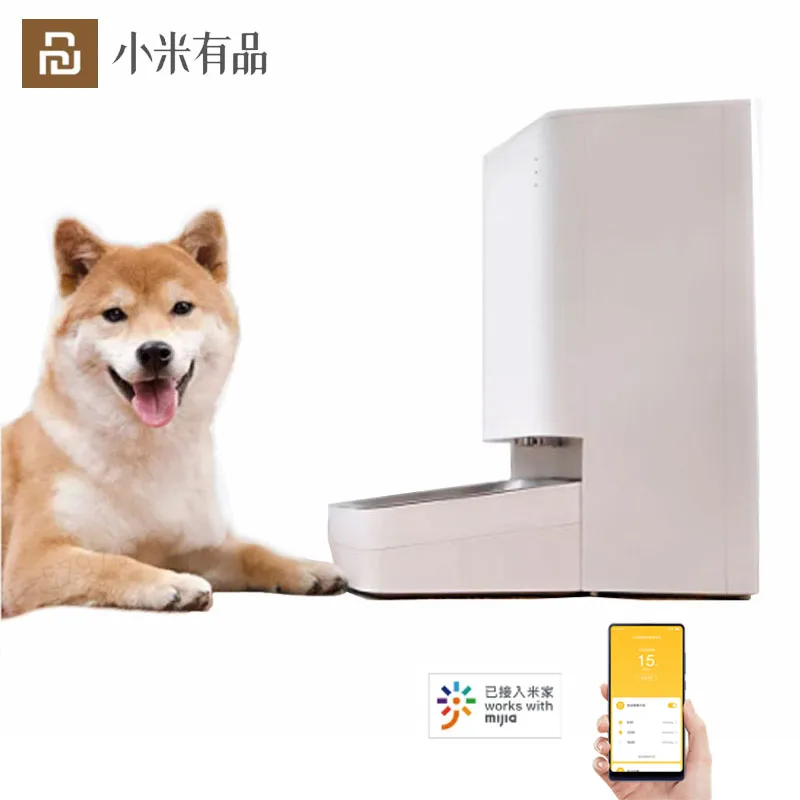 

Youpin Xiaowan Pet Feeder Cat Dog Automatic Feeder Smart Timing Quantitative Food Bowl Moisture Proof Lock Fresh Mijia APP New