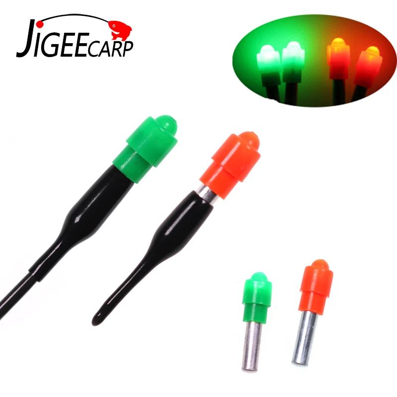 

JIGEECARP 2pcs Carp Fishing Float Glow Stick Fishing Electronic Lightstick Night Float Rod Light Waterproof Luminous Sticks Lamp