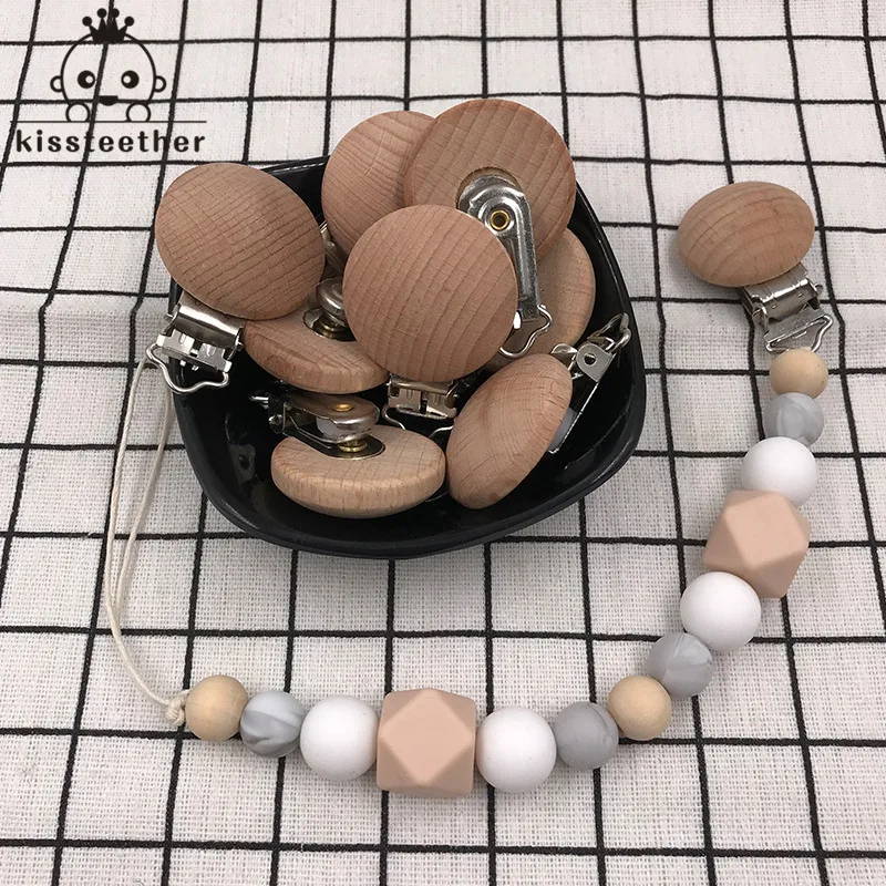 20 штук деревянный детский успокоитель аксессуары для кормления из бука соски