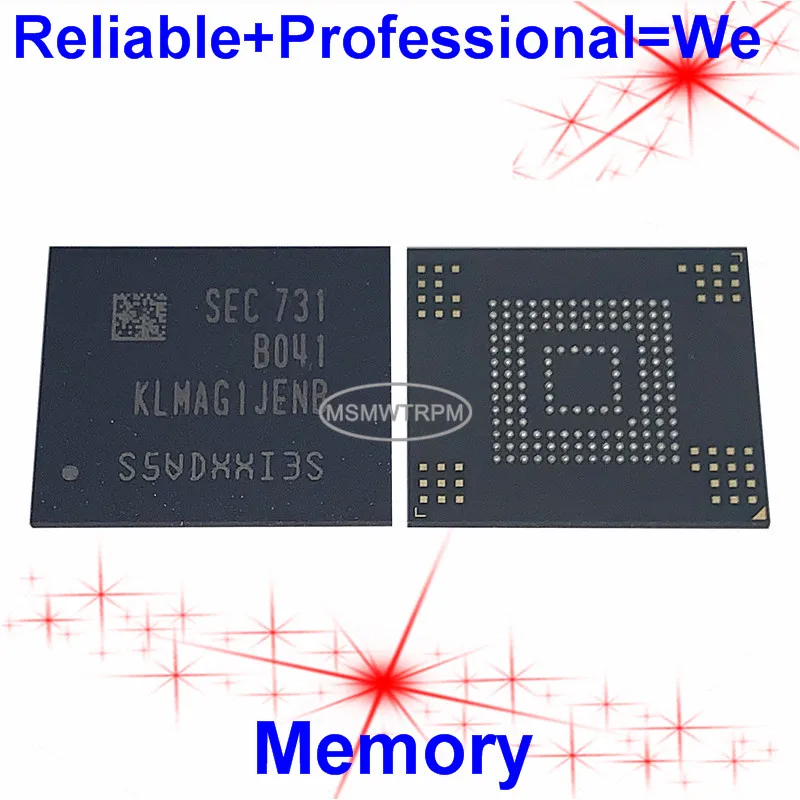 KLMAG1JENB B041 EMMC BGA153Ball 16 GB мобильный телефон памяти новый оригинальный и подержанных