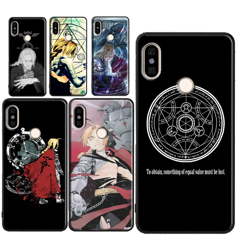 Цельнометаллический чехол с алхимиком Эдвардом Элриком для Redmi Note 11 10 9 Pro 10S 9S 8T 7 8