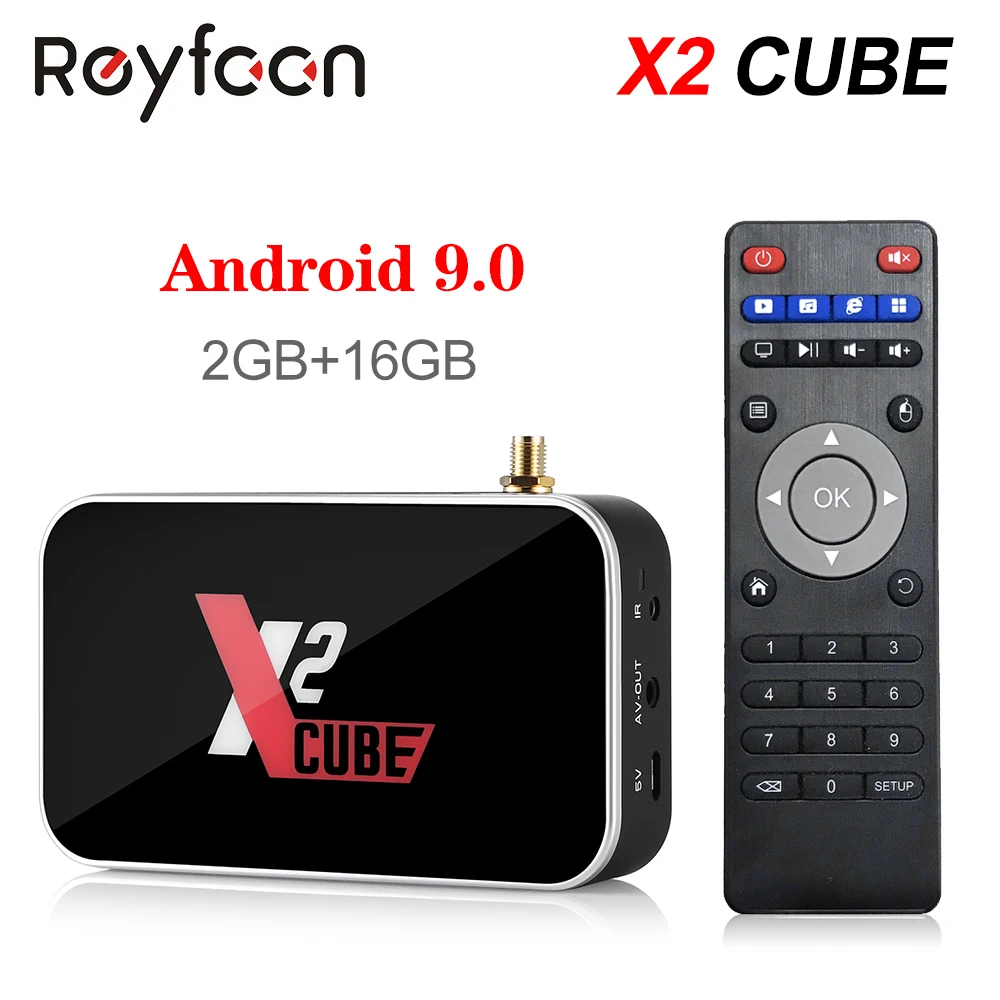 ТВ-приставка Android 9 0 X2 Cube S905X2 DDR4 RAM 2GB 16GB 4GB 32GB 2 4G 5G Dual Wifi 1000M Bluetooth 4 медиаплеер 4K HD Pro |