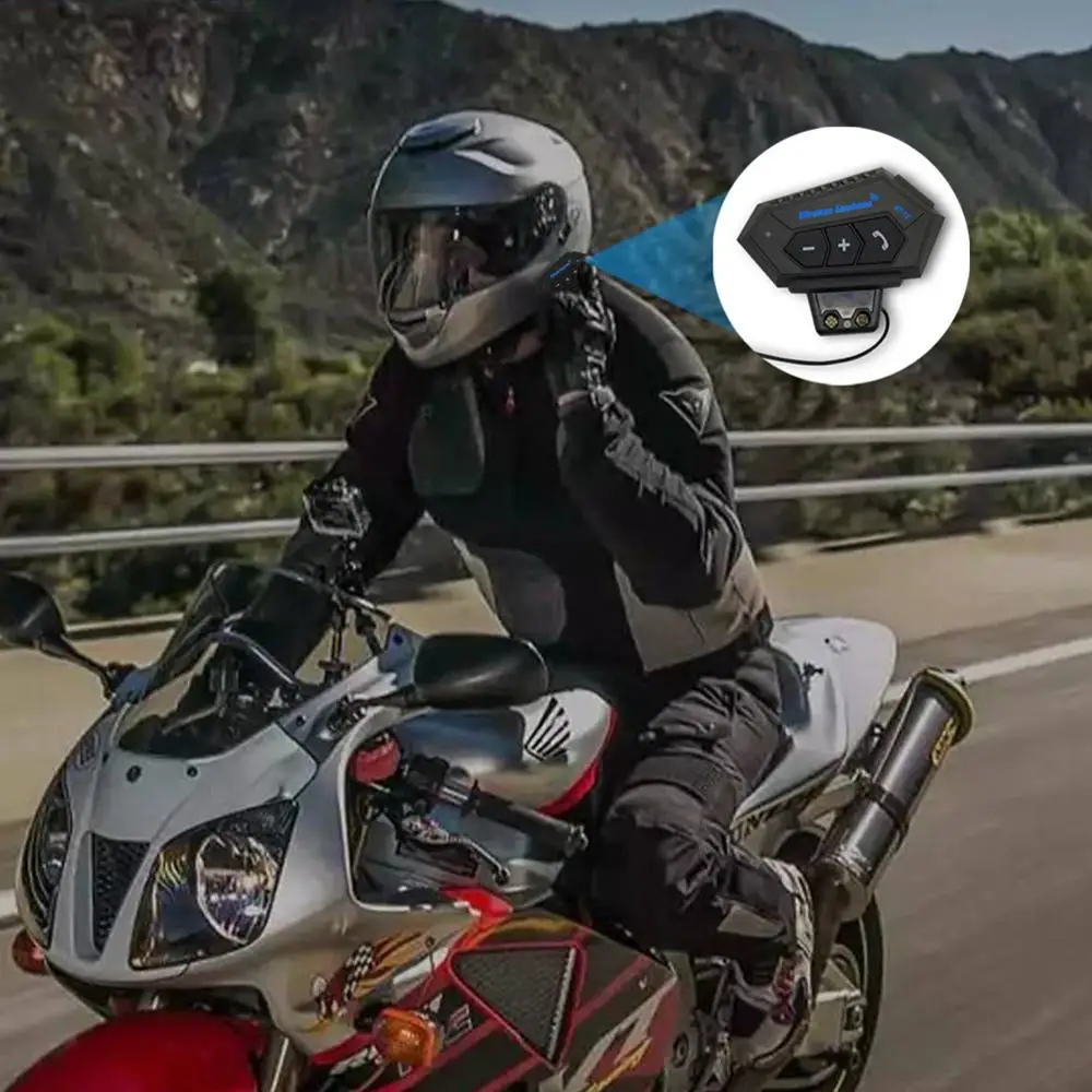 

Motorcycle Helmet Headset Bluetooth V4.2+EDR Wireless Handsfree Stereo Earphone Motorcycle Helmet Headphones MP3 Speaker HOT !!!