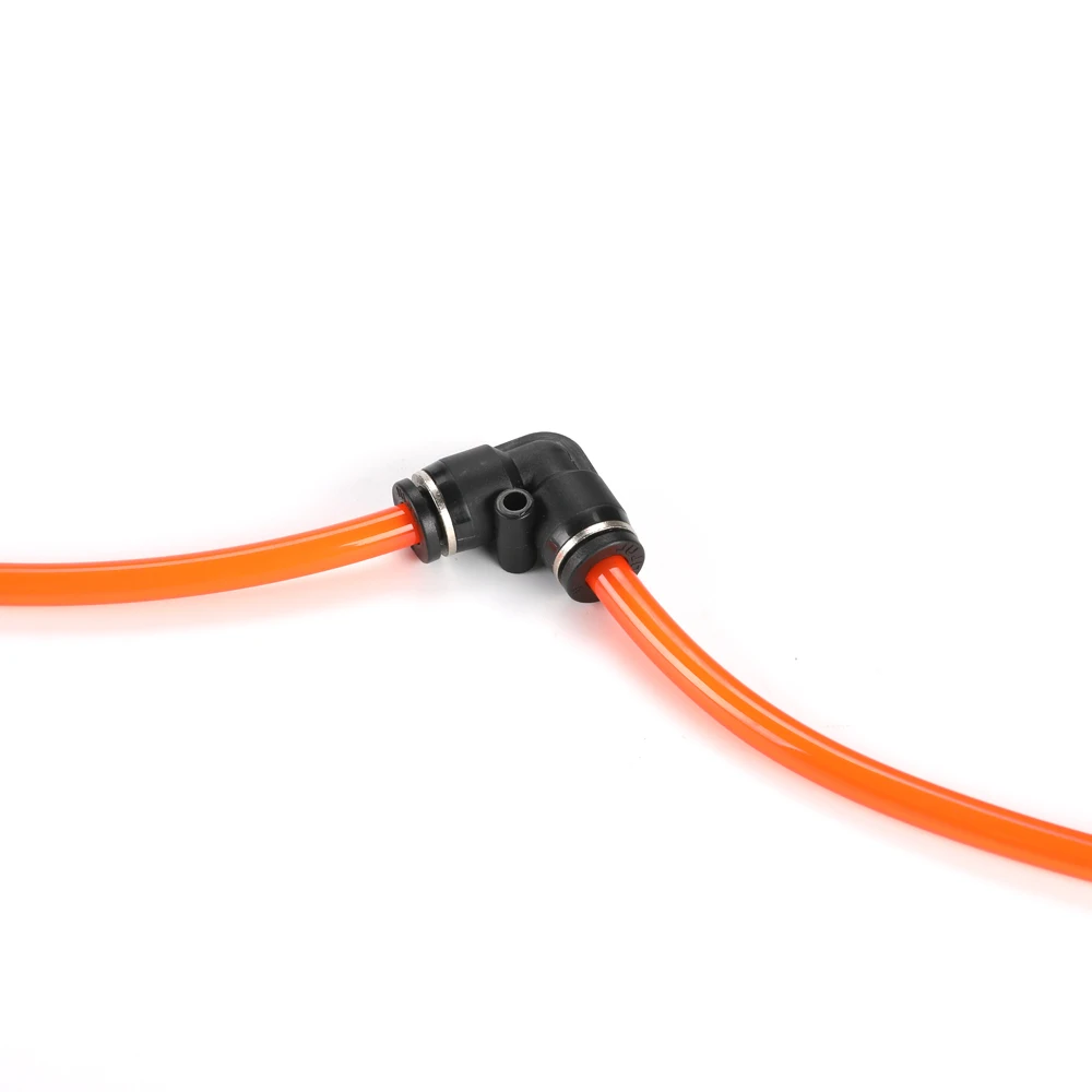 10 шт. L-образный пневматический пластиковый быстроразъемный штуцер с наружным