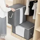 Складная сумка для хранения Стёганое органайзер для одеял Влагонепроницаемая одежда сумка для хранения дома шкаф одежды сортировочные сумки