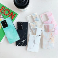 matte marble phone case on sfor samsung galaxy s20 ultra s20 plus case luxury marble imd back cover for samsung s20 phone case