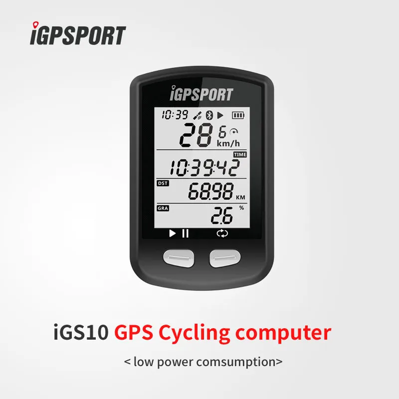 I GPS-порт IGS10 велосипедный компьютер беспроводной GPS Спидометр Водонепроницаемый