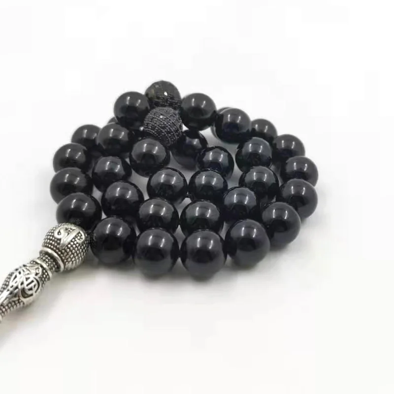 Tasbih New arrival Natural agates and zircon Prayer beads 33 66 99 Muslim Bracelet misbaha accessory Islam Jewelry Rosary | Украшения и