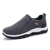 mens casual shoes breathable flock men loafers outdoor walking hiking comfortable slip on male fashion sneaker running footwear