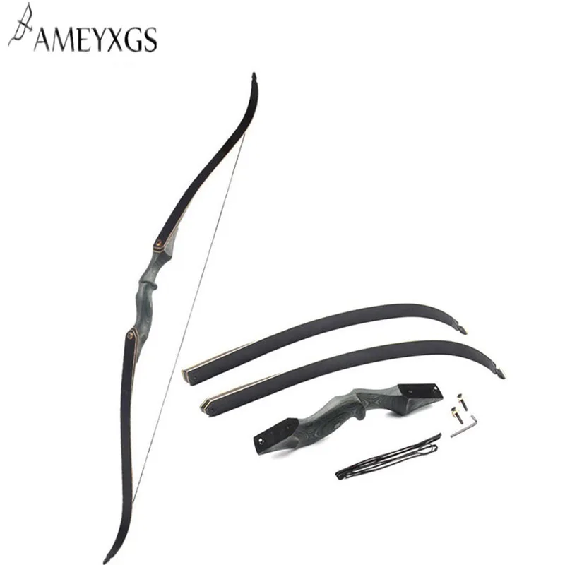 30 60lbs стрельба из лука Рекурсивный лук 60 дюймов правая рука для стрельбы уличная