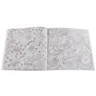 Книжка-раскраска для детей и взрослых, 1 шт., 12 страниц, цветок Мандала