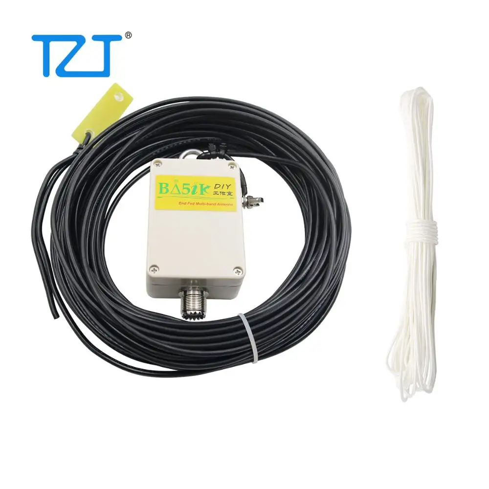 Антенна TZT с концевой подачей четырехдиапазонная Коротковолновая антенна SDR для