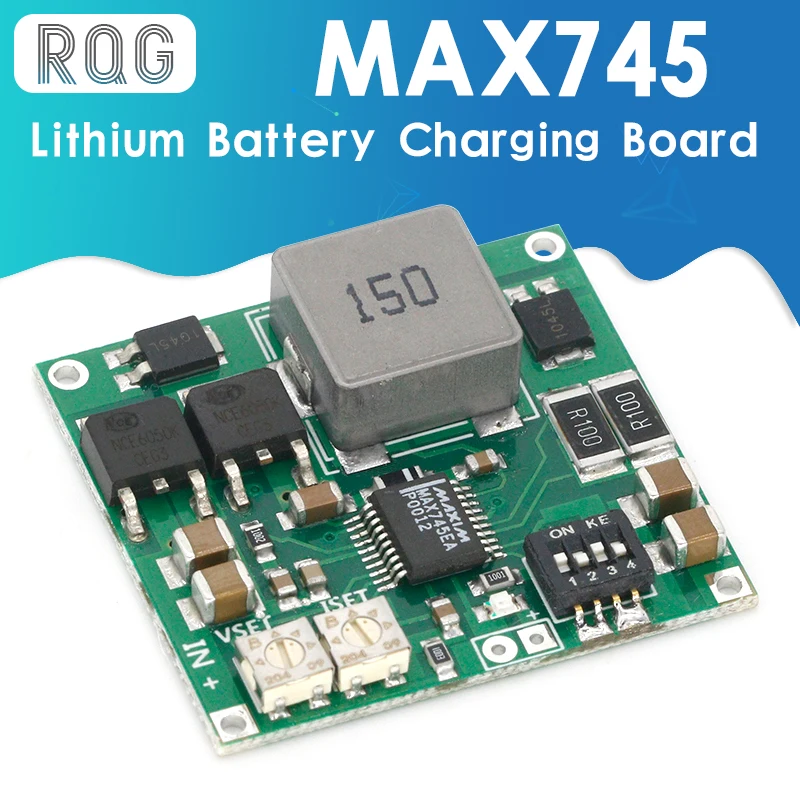 

Free shipping MAX745 4.2 4.35V 1-4 Packs Lithium Battery Charging Board Voltage Current adjust