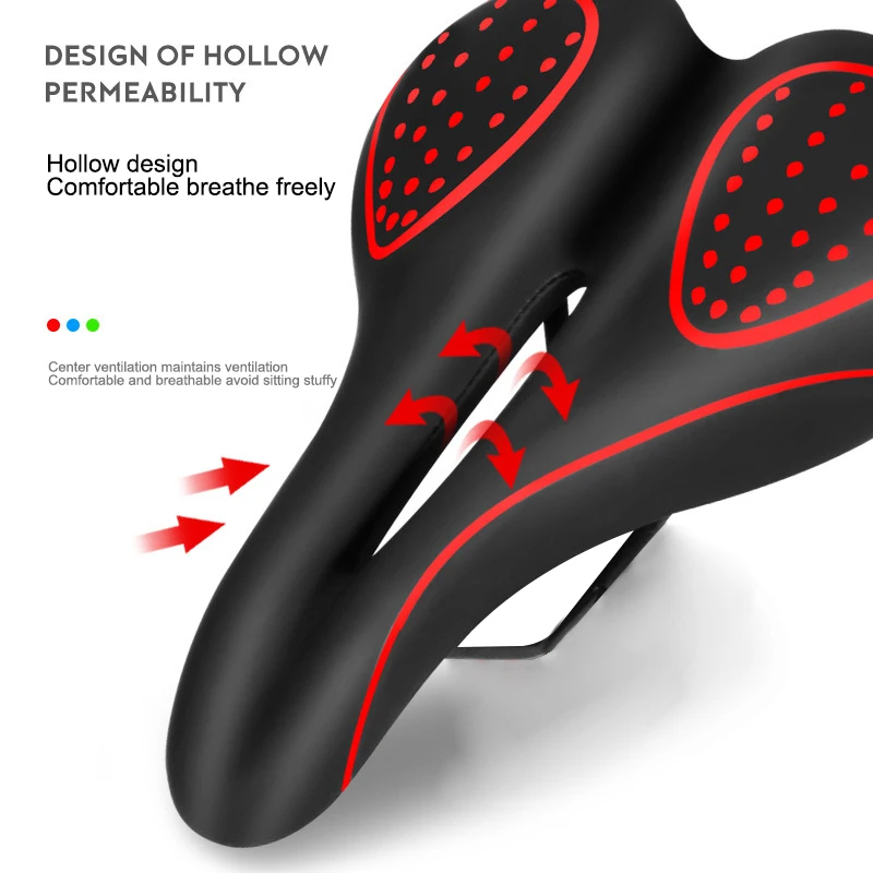 

Riding silicone seat bag mountain bike road bike seat cushion comfortable breathable waterproof sebicycle saddleat cushion