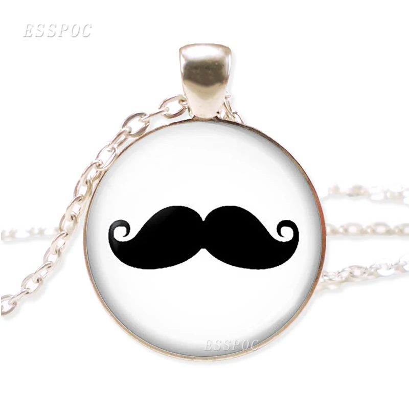 Усы с очками хипстерская Подвеска Ожерелье для хипстеров забавные усы ювелирные