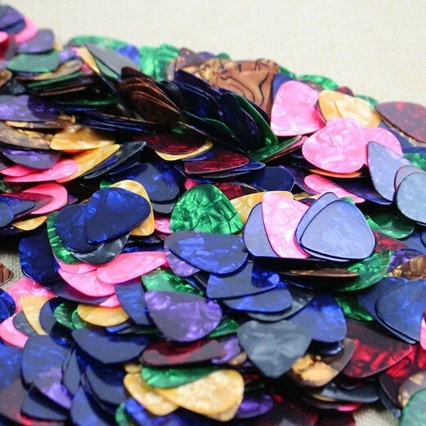 10/20 шт. Новые акустические медиаторы Plectrum целлюлоидные электрические гладкие