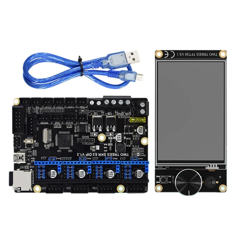 

SKR E3 DIP V1.3 Control Board 32-Bit Motherboard ARM Cortex-M3 With TFT35 V3.1 Press Screen For Ender 3 Printer Parts