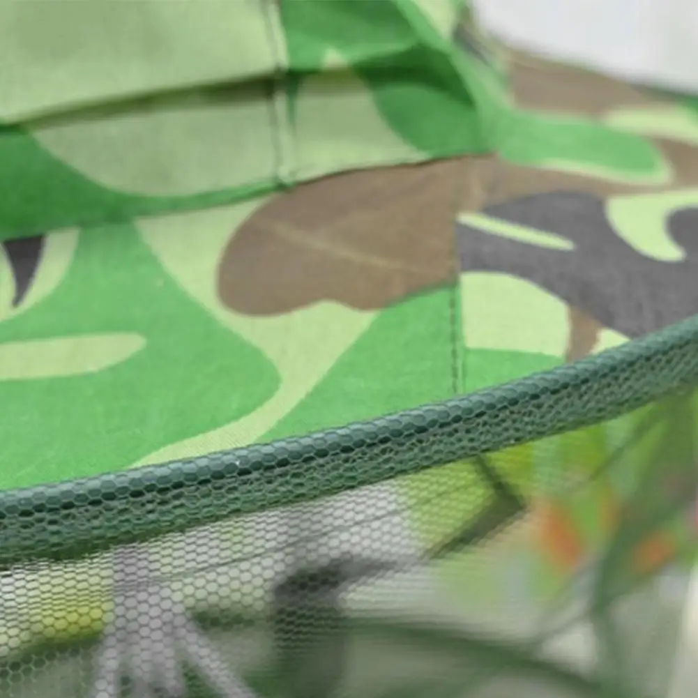 

Outdoor Camo Mosquito Insect Bee Bug Mesh Net Cover Hat Head Face Protector Cap camping