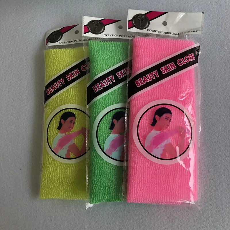 4pcs beauty skin exfoliating cloth washcloth Japanese body wash towel nylon bath polishing |