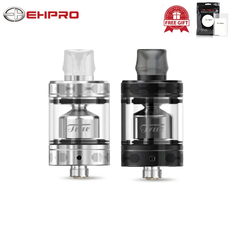 Оригинальный атомайзер для электронных сигарет Ehpro True MTL RTA заправка топом 3 мл