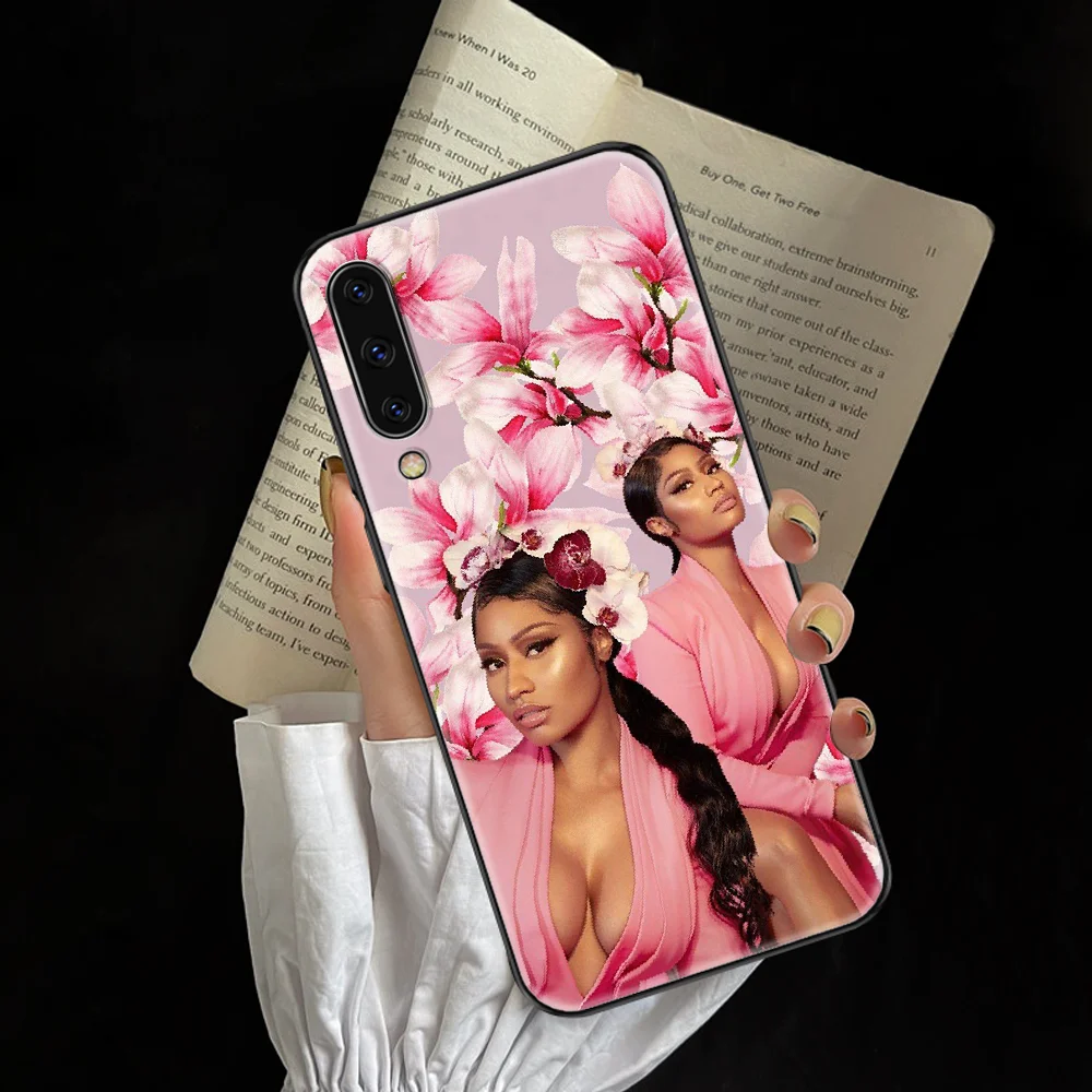 Фото Чехол для телефона в стиле хип-хоп Nicki Minaj для Samsung Galaxy A 3 5 7 8 10 20 21 30 40 50 51 70 71 E S 2016 2018 4G, черный чехол из ТПУ, 3D чехол №5