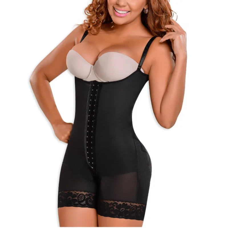 

Women Full Body Sculpting Recovery Suit Shaper Underwear Modeling Adjustable Straps Yoga Suit Curve Slimming Postpartum Recovery