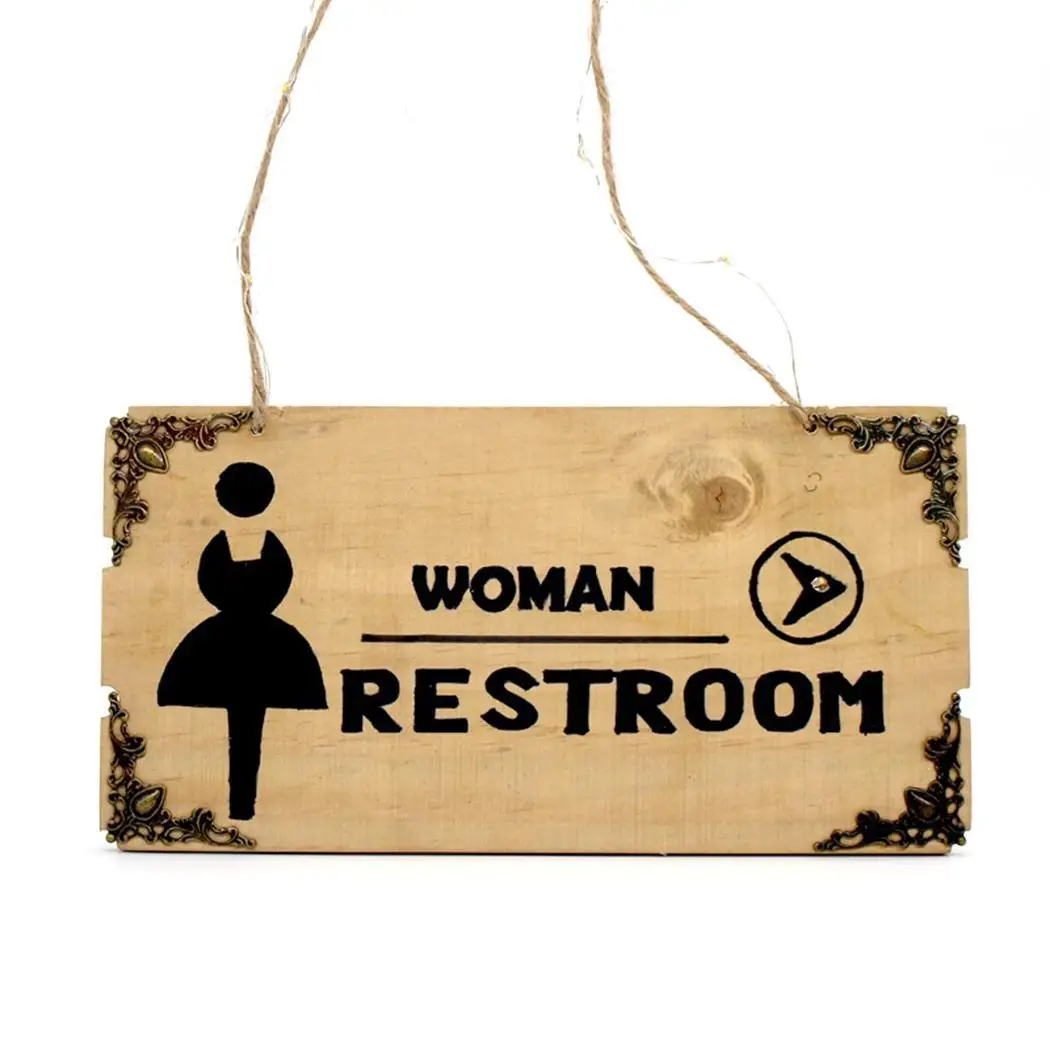 Светодиодный креативные бирки декорированные деревянные вывески как на