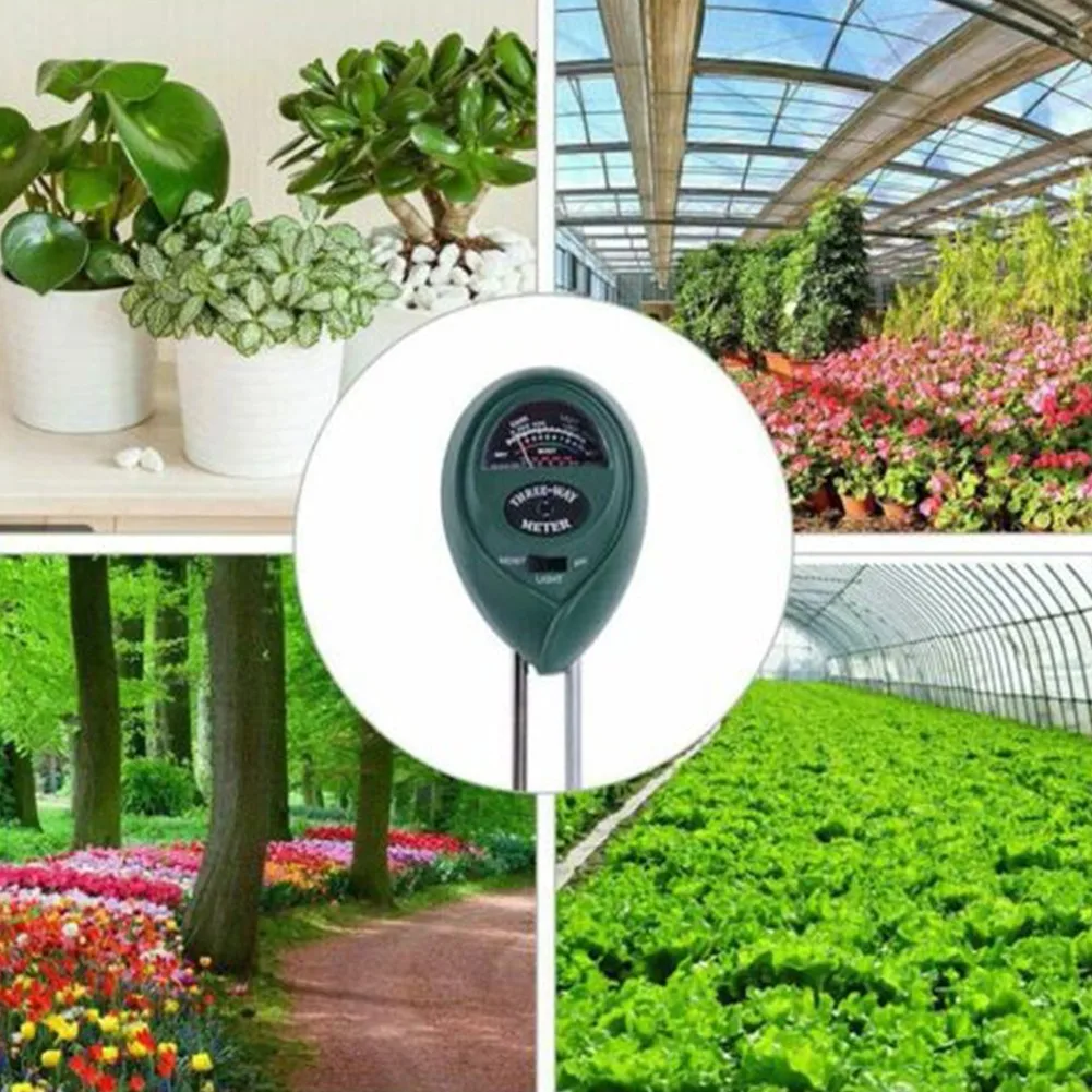 Garden Outdoor Soil PH Meter Test Measuring Meter Moisture Plant Water