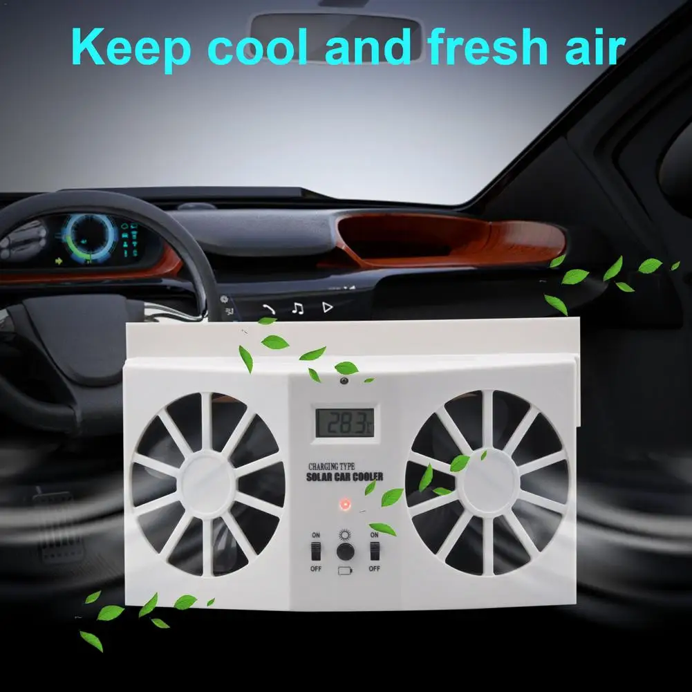 

Car Solar Ventilation Fan Air Exhausted Fan Air Vent Cooling Fan Ventilation Cooler Radiator Solar Exhaust Fan Auto Ventilation