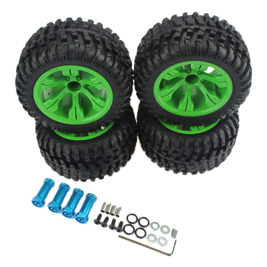 Neum&aacute;ticos de alto agarre para coche teledirigido, llantas de 110mm para WLTOYS 144001 124019-2